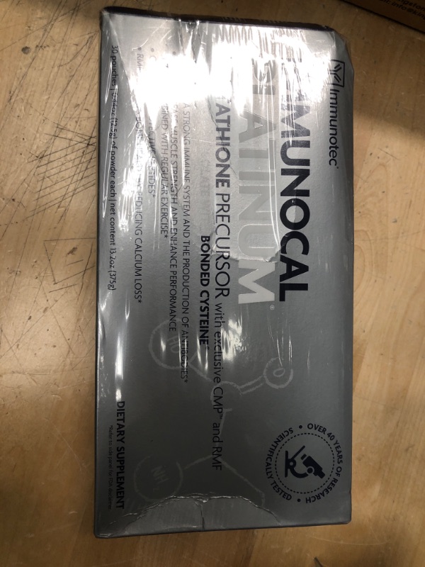 Photo 2 of **EXP:04/2022**
Immunotec Immunocal Platinum (30 pouches) - NEW PACKAGING
