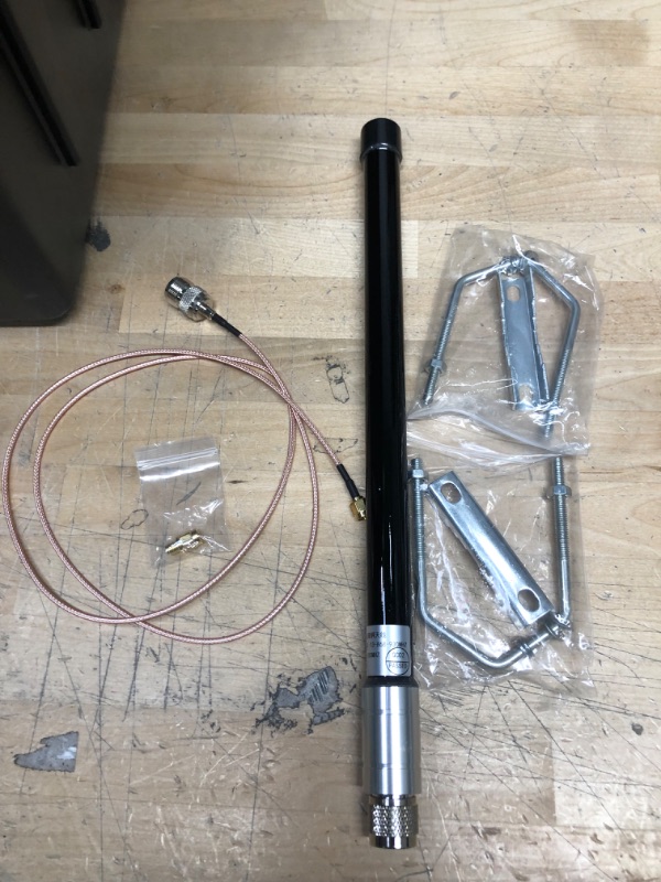 Photo 1 of Eightwood LoRa 915MHz Antenna Outdoor 3dBi Fiber Glass LoRaWan Antenna with RP-SMA SMA Cable Mounting Bracket for Helium Miner Nebra HNT Bobcat RAK Syncrobit Hotspot Mining LoRa Gateway
