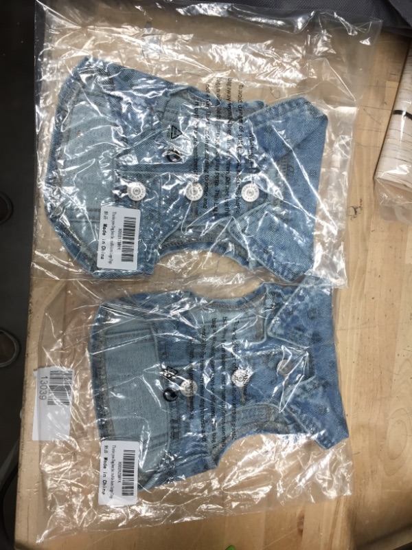 Photo 2 of SET OF 2
Thankspaw Dog Jean Jacket Dog Blue Outfits Denim Vest Coat T-Shirt Cute and Cool Apparel Machine Washable Puppy Clothes for Small Medium Dogs Pets and Cats