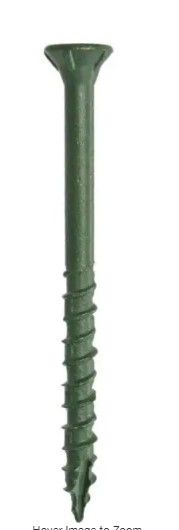 Photo 1 of ** SETS OF 2**
2-1/2 in. Green Exterior Self-Starting Star Flat-Head Wood Deck Screws #9 (1 lb./87 pcs)
