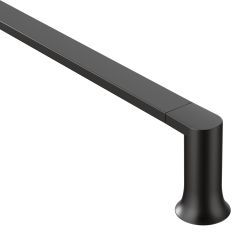 Photo 1 of Moen Genta 24" Towel Bar, Matte Black, BH3824BL