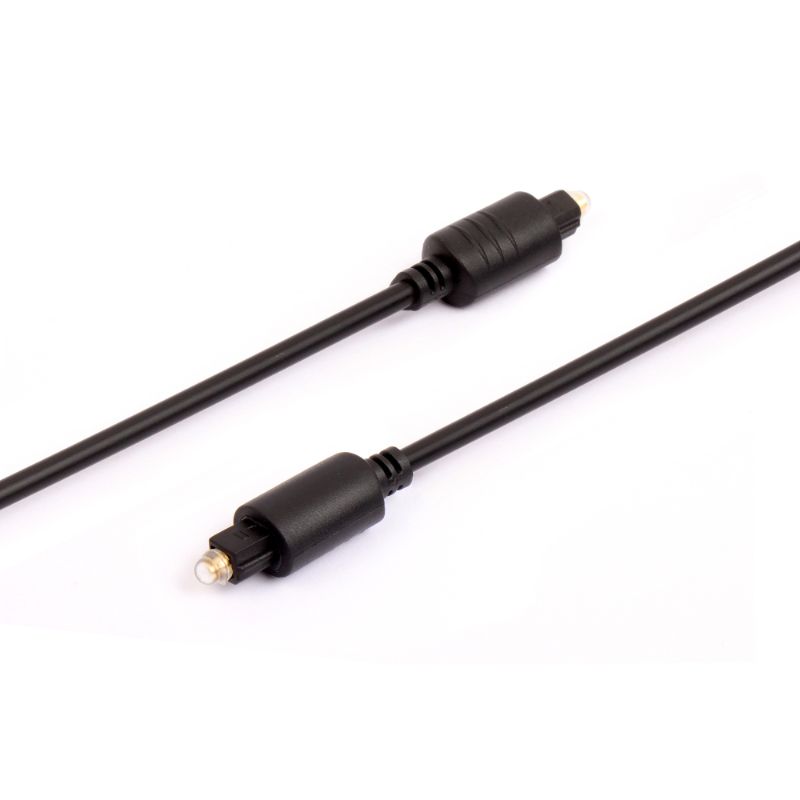 Photo 1 of DCD14202 6 Ft. Digital Audio Optical Cable, Black (2 PACK) 
