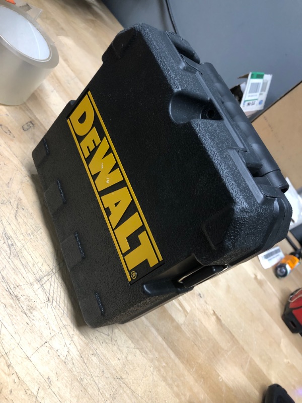 Photo 1 of DEWALT
165 ft. Green Self-Leveling Cross Line Laser Level with (3) AAA Batteries & Case
