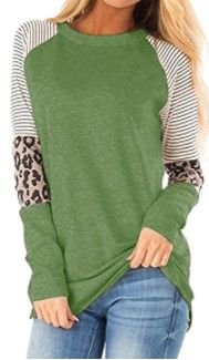 Photo 1 of BUNDLE OF 4
Leopard Print Tops for Women Long Sleeve Crew Neck Patchwork T Shirt Blouse
ALL XL
