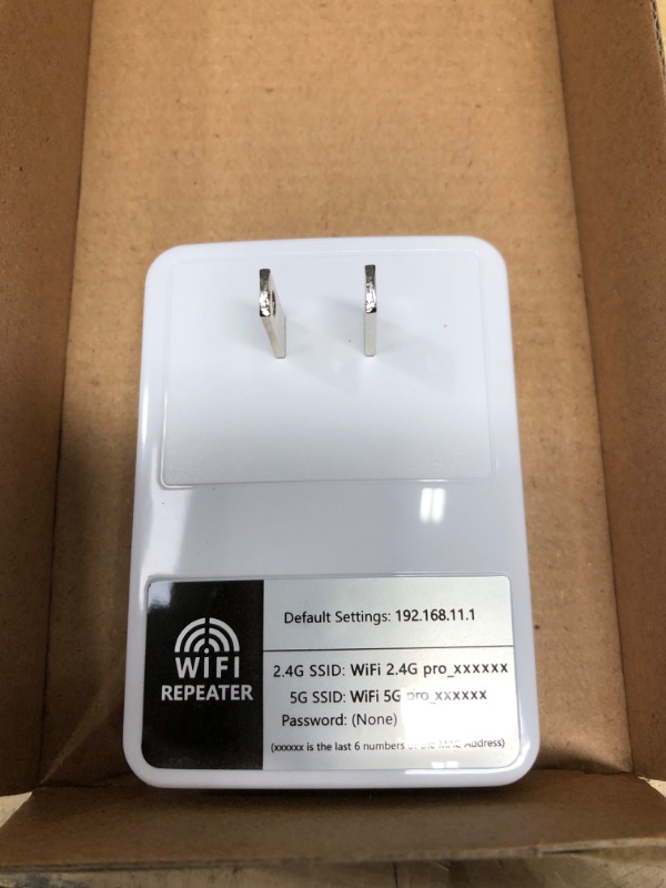 Photo 3 of WiFi Extender,1200Mbps WiFi Extenders Signal Booster for Home, Wall-Through WiFi Repeater with 4 Antennas, Up to 2000sq.ft and 30 Devices
