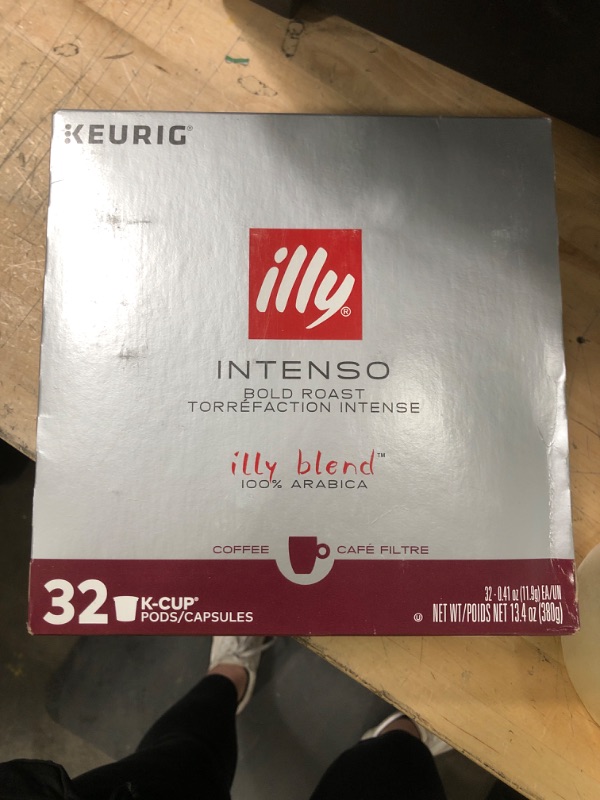 Photo 2 of **NONREFUNDABLE**BEST BY: MARCH 8/2022**
Illy Coffee, Intense & Robust, Intenso Dark Roast Coffee K-Cups, Made With 100% Arabica Coffee, All-Natural, No Preservatives, Coffee Pods for Keurig Coffee Machines, K-Cups, 32 K Cup Pods,, 13.4 Oz
