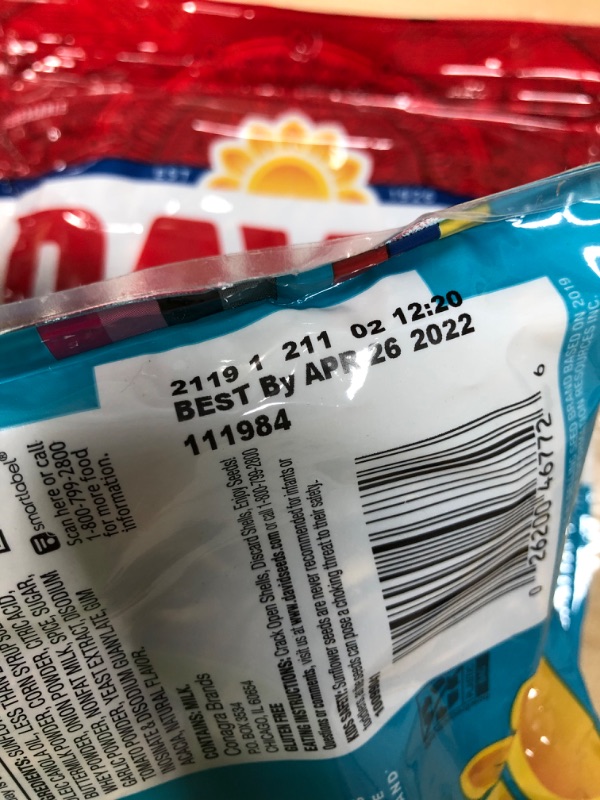 Photo 3 of **NONREFUNDABLE**BEST BY APRIL 26,2022**5 PACKS**
DAVID Seeds Roasted & Salted Ranch Jumbo Sunflower Seeds, Keto Friendly, 5.25 oz
