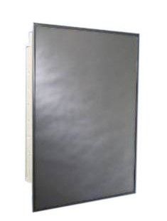 Photo 1 of **DIRTY MIRROR** Zenith 16 In. W x 26 In. H Recessed Or Surface Mount Medicine Cabinet In Silver