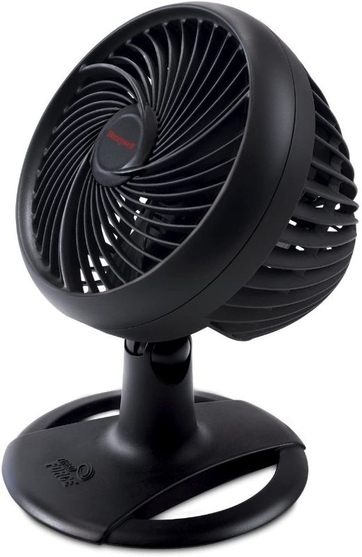 Photo 1 of *SEE last picture for damage* Honeywell Turbo Force Oscillating Table Fan, HT-906,Black, Medium (Oscillating)
