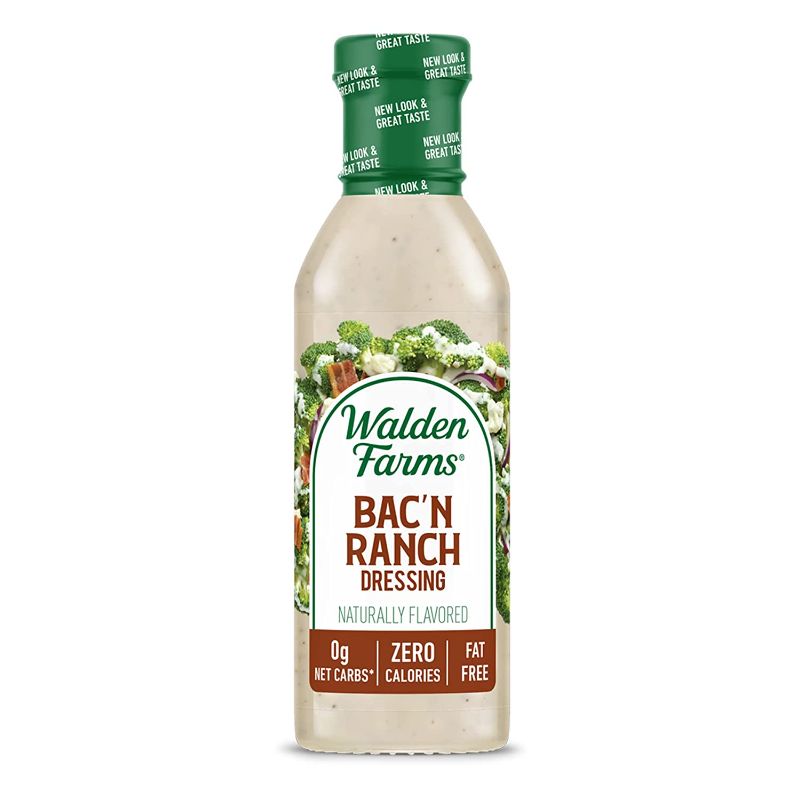 Photo 1 of **NON-REFUNDABLE : EXPIRE DATE: 04/19/2022** Walden Farms Bacon Ranch Dressing, Sugar Free, Calorie Free, Fat Free, Carb Free, Gluten Free, 12 oz PACK OF 2
