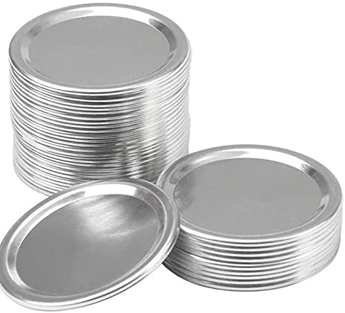 Photo 1 of **PACK OF 3**
Mason Jar Lids – 100 Pcs Regular Mouth Canning Lids Only – for Ball/ Kerr Jars – Leak-Proof Jar Flats – Split-Type, Airtight Canning Seals – 70mm (Silver)
