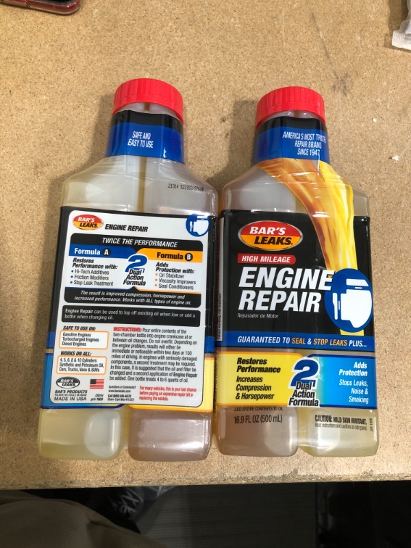 Photo 2 of **pack of 2**
Bar's Leaks High Mileage Engine Repair, 16.9 oz
