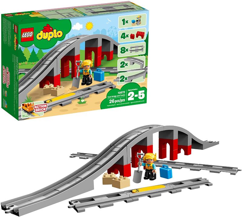 Photo 1 of LEGO DUPLO Train Bridge and Tracks 10872 Building Blocks
