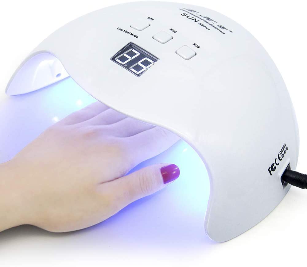 Photo 1 of **SLIGHTLY DIFFERENT FROM STOCK PHOTO**
Gel UV LED Nail Lamp,LKE Nail Dryer 40W Gel Nail Polish UV LED Light with 3 Timers Professional for Nail Art Tools Accessories White
