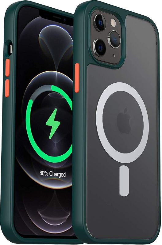 Photo 1 of ***PACK OF 5**
Ferilinso Magnetic Anti-Fingerprint Designed for iPhone 12 Pro Max Case, Green
