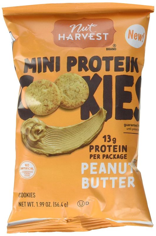 Photo 1 of **EXP:03/08/2022 **SOLD AS IS, NON-REFUNDABLE**
Nut Harvest Protien Mini Cookies Variety Pack (12ct), 12Count
