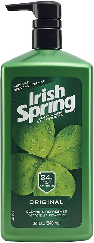 Photo 1 of **PACK OF 3**
Irish Spring Body Wash Pump, Original, 32 fluid ounce
