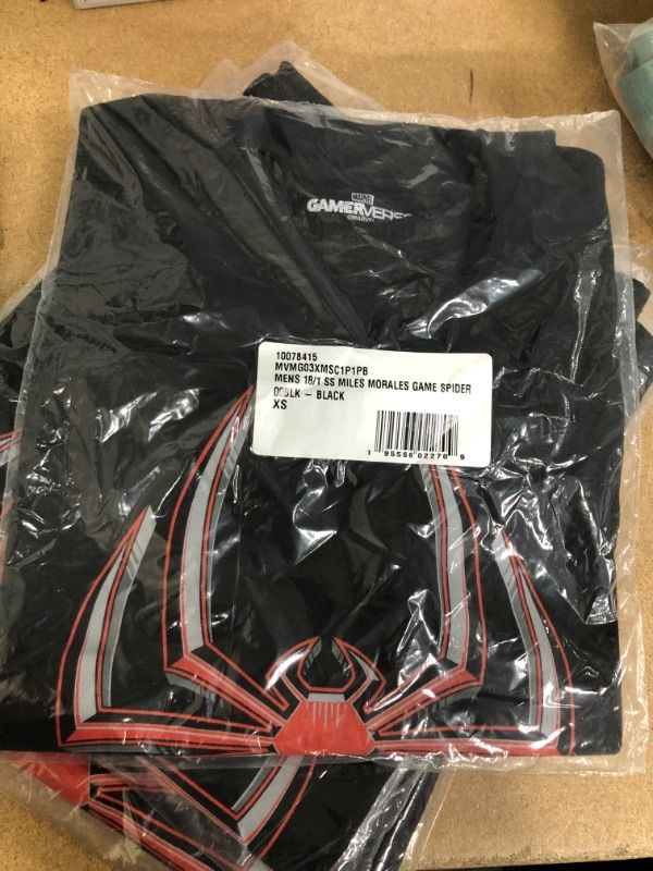 Photo 2 of Marvel Miles Morales Ultimate Spider-Man Gamerverse Symbol Mens T-Shirt (xs)