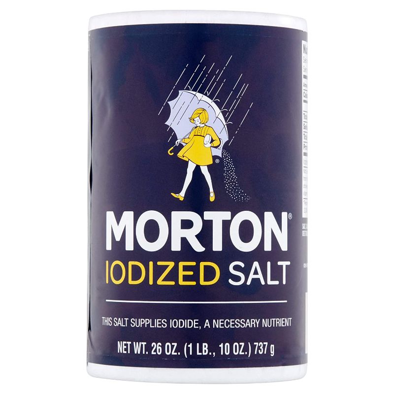 Photo 1 of **PACK OF 2**
Morton Iodized Table Salt, 26 Oz,  2-PACK
