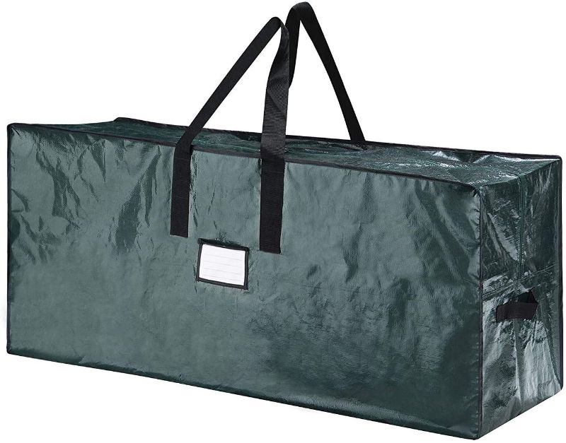 Photo 1 of **SET OF 2**
AMDX 9Ft Large Christmas Tree Storage Bag- Stores aXmas Holiday Disassembled Artificial Tree with Durable Handles & Dual Zipper-Waterproof Material Against from Dust, Moisture & Insects, Green
