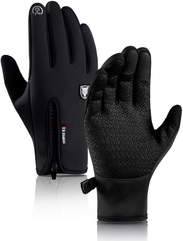 Photo 1 of ***PACK OF 3**
HONYAR Winter Gloves Men Women - High-Density Carbon Fiber Windproof, Anti-Slip Grip, Lightweight Snug-Fit, Warm Lining for Training Driving Cycling Running Work, MEDIUM
