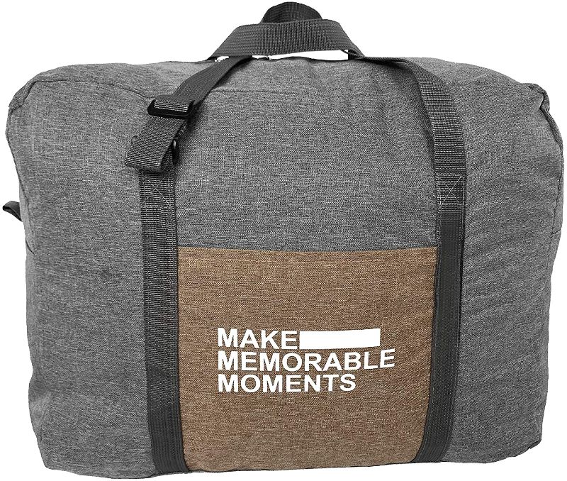 Photo 1 of Foldable Travel Duffel Bag (Grey)
