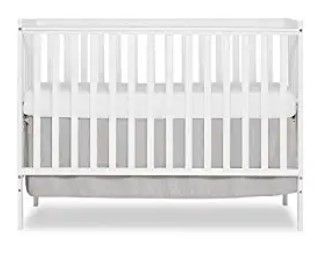 Photo 1 of Dream On Me Synergy 5-in-1 Convertible Crib in White, Greenguard Gold Certified
