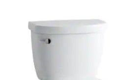 Photo 1 of ***TOP OF TANK ONLY*** KOHLER
Cimarron Comfort Height the Complete Solution -Piece 1.28 GPF Single Flush Elongated Toilet in White,