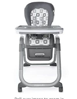 Photo 1 of Ingenuity SmartServe 4-in-1 High Chair with Swing Out Tray – Clayton – High Chair, Toddler Chair, & Booster
