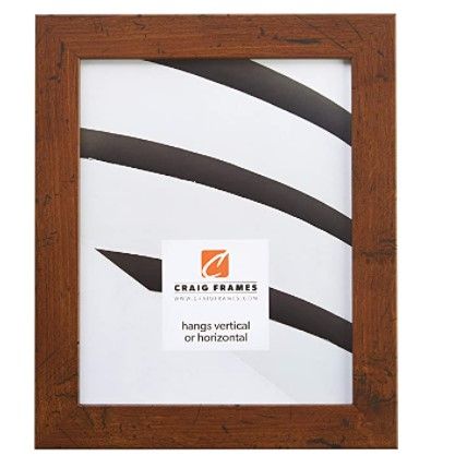 Photo 1 of Craig Frames FM26DKW 24 by 36-Inch Picture Frame, Smooth Wrap Finish, 1-Inch Wide, Dark Brown
