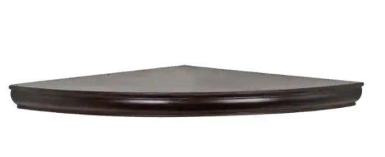 Photo 1 of Home Decorators Collection 18 in. L x 18 in. W Profile Espresso Corner Shelf