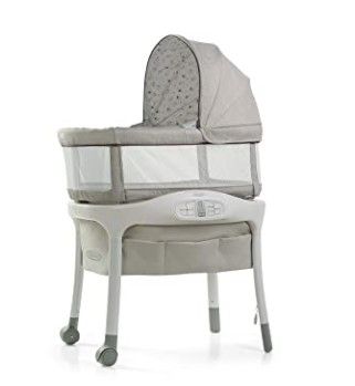 Photo 1 of Graco Sense2Snooze Baby Bassinet with Cry Detection Technology and Responds to Baby's Cries to Help Soothe Back to Sleep, Roma
