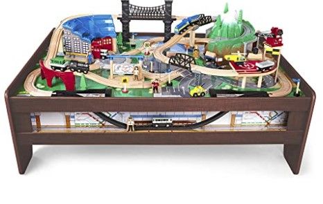 Photo 1 of Imaginarium Metro Line Train Table, for Ages 3-7, 100 Piece Set
