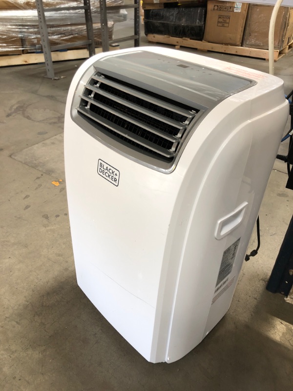 Photo 2 of **PARTS ONLY**
BLACK+DECKER BPACT12WT Portable Air Conditioner, 12,000 BTU, White & Black