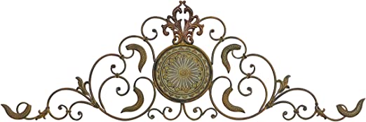 Photo 1 of Deco 79 96647 Metal Wall Decor a Classic Horizontal Wall Decor
