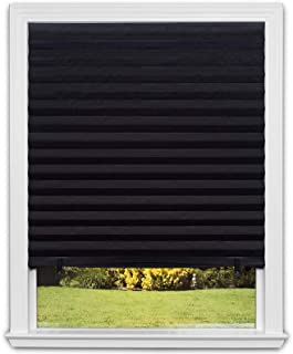 Photo 1 of Redi Shade Inc 1617201 Original Blackout Pleated Paper Shade Black, 36” x 72”, 6-Pack