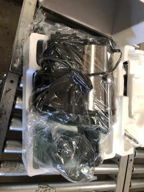 Photo 2 of AICOOK Juicer Easy to Clean, 3 " Juice Extractor BPA Free Compact Fruits & Vegetables Juicer, Dual Speed Centrifugal Juicer with Non-drip Function, Stainless Steel Juicers