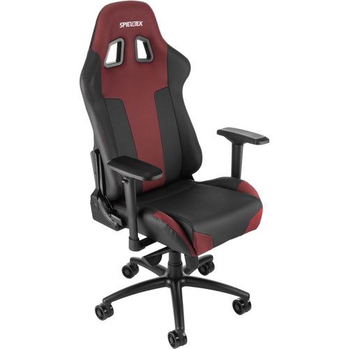 Photo 1 of (stock photo for reference only not exact item)
 Gaming Chair black and maroon 
