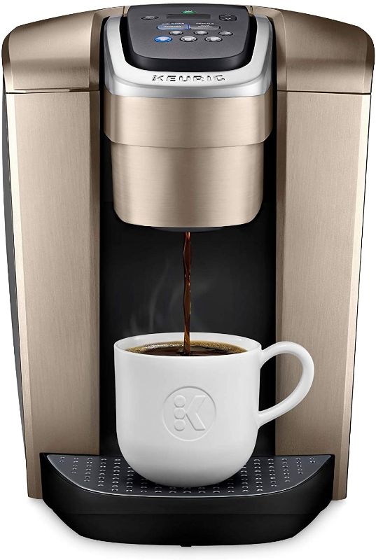 Photo 1 of Keurig K-Elite Coffee Maker, Single Serve K-Cup Pod Coffee Brewer, With Iced Coffee Capability, Brushed Gold