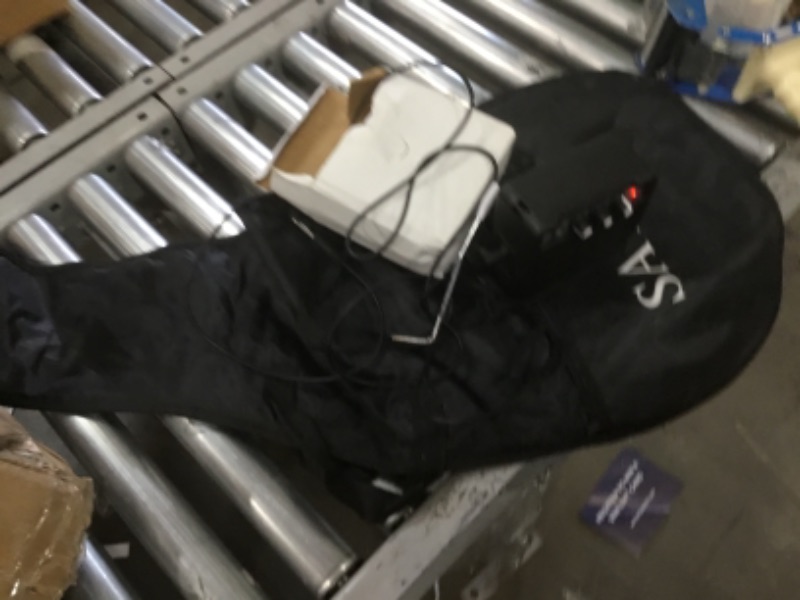 Photo 2 of INCOMPLETE (AMP DOES NOT FUNCTION) SAYHA Electric Guitar, 39 Inch Solid Full-size Electric Guitar HSS Pickups Starter Kit Includes Amplifier, Bag, Digital Tuner, Strap, String, Cable, Picks (Black)
**MISSING EXTRA STRINGS, MISSING PICKS, MISSING 2 WHAMMY 