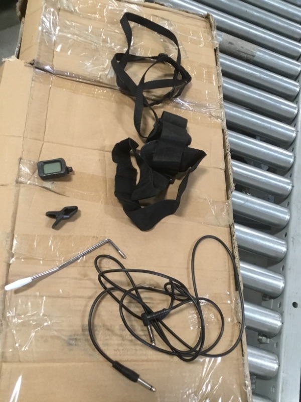 Photo 9 of INCOMPLETE (AMP DOES NOT FUNCTION) SAYHA Electric Guitar, 39 Inch Solid Full-size Electric Guitar HSS Pickups Starter Kit Includes Amplifier, Bag, Digital Tuner, Strap, String, Cable, Picks (Black)
**MISSING EXTRA STRINGS, MISSING PICKS, MISSING 2 WHAMMY 