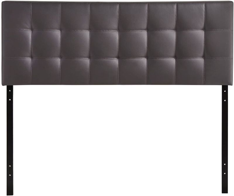 Photo 1 of **DAMAGED**Modway Lily Tufted Faux Leather Upholstered cal king  Headboard in Brown

