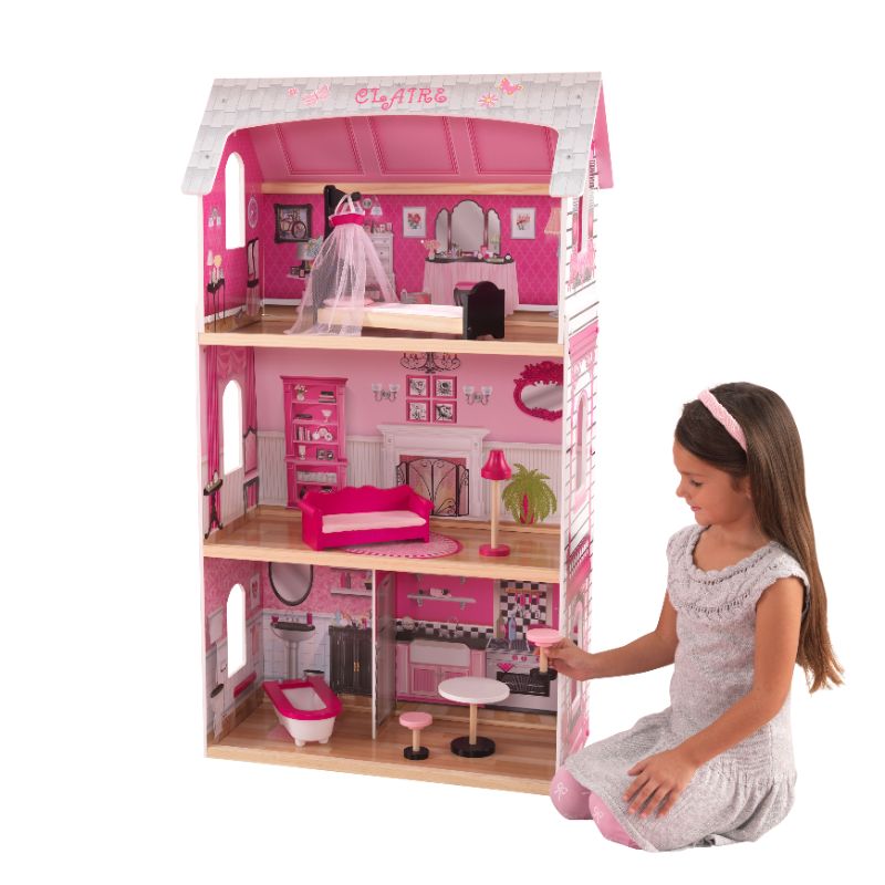 Photo 1 of KidKraft KidKraft Bonita Rose Dollhouse - Colorful Toddler Toy for 12 Inch Dolls Real Wood
