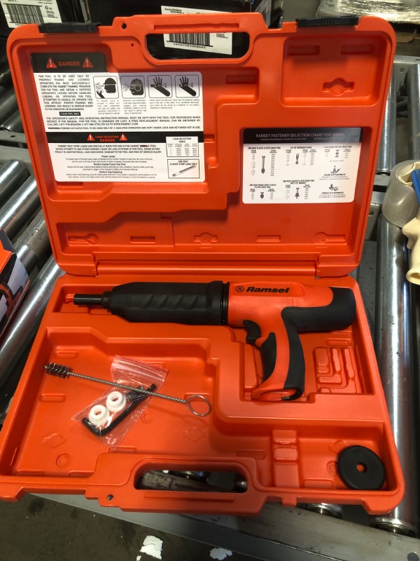 Photo 2 of **MISSING HARDWARE**DIXIE SALES CO ITW BRANDS 16942 0.27 Caliber Cobra Semi-Automatic Powder-Actuated Tool
**MISSING HARDWARE**
