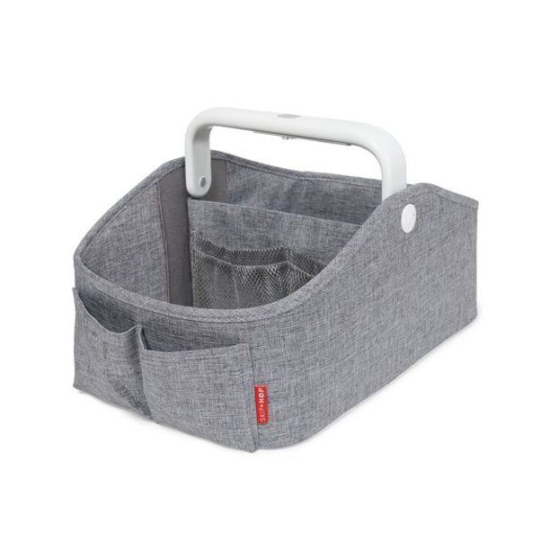 Photo 1 of Skip Hop Nursery Style Light Up Diaper Caddy, Heather Grey
