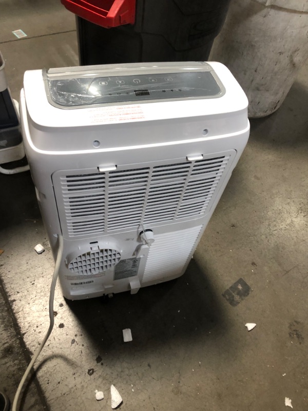 Photo 6 of BLACK+DECKER 5,500 BTU DOE (10,000 BTU ASHRAE) Portable Air Conditioner with Remote Control, White
