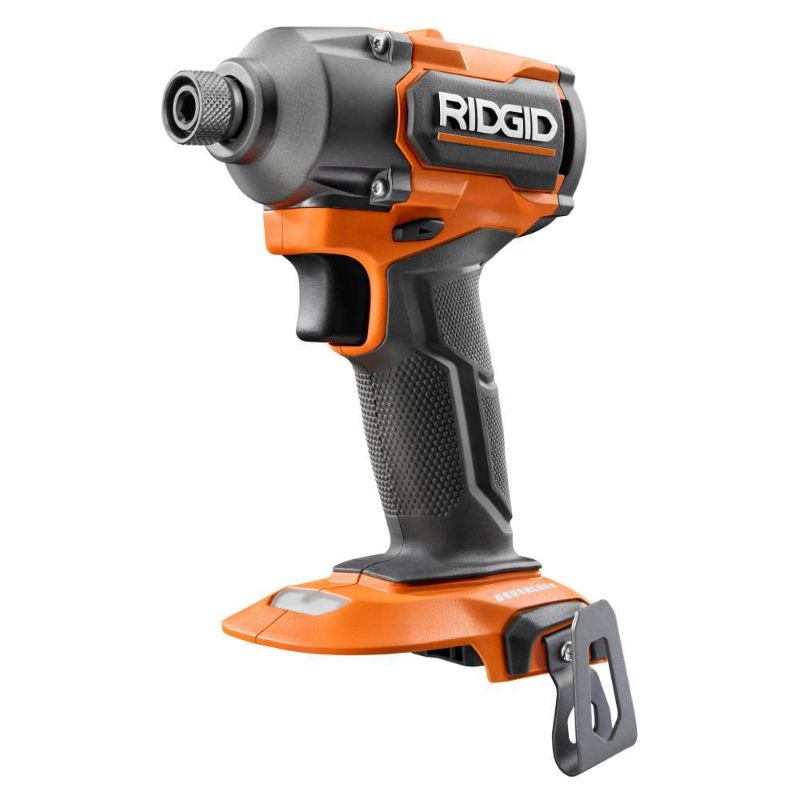 Photo 1 of RIDGID 18V Brushless Cordless 1/4 in. Impact Driver (Tool Only)
