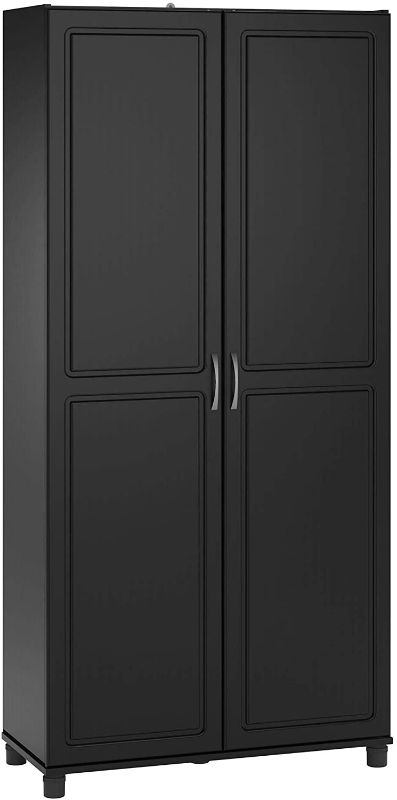 Photo 1 of *PARTS ONLY*
SystemBuild Kendall 36" Utility Storage Cabinet - Black
