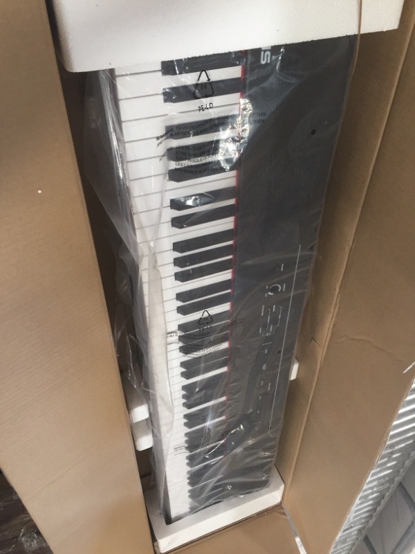 Photo 2 of Alesis Recital – 88 Key Digital Piano Keyboard with Semi Weighted Keys, 2x20W Speakers, 5 Voices, Split, Layer and Lesson Mode, FX and Piano Lessons
