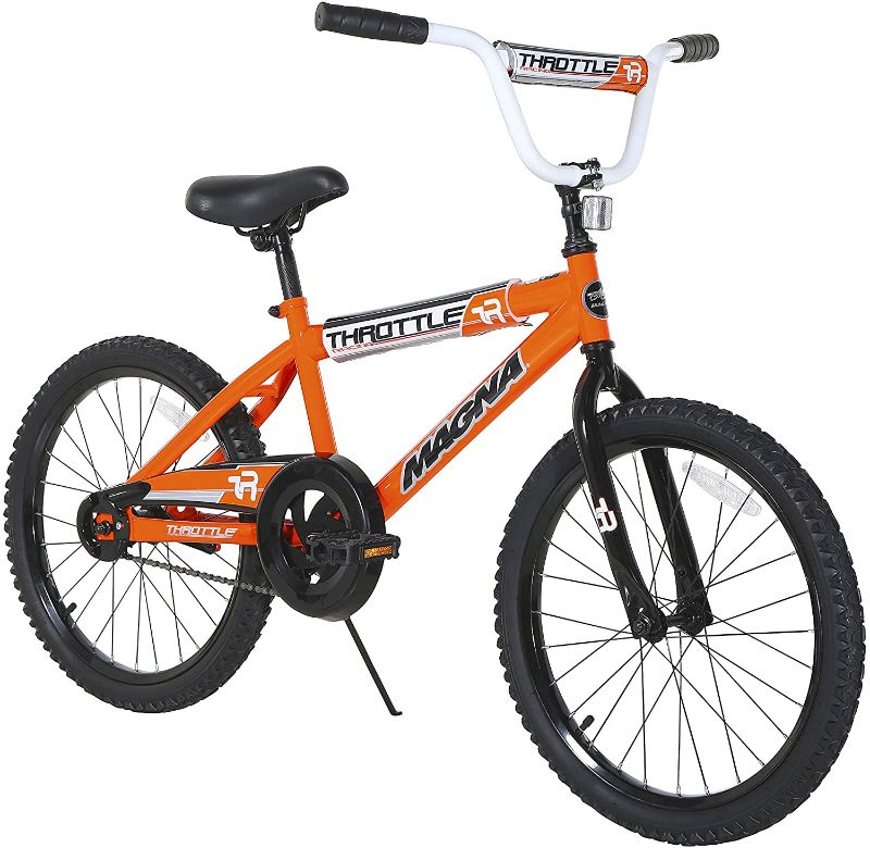 Photo 1 of Dynacraft Magna Kids Bike Boys 20 Inch Wheels in Black, Orange and Blue for Ages 6 and Up
